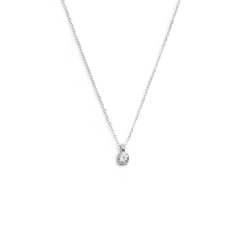 Collana Donna Marlù 31CN0004-W catena cutting cross zircone centrale 4,25mm Collana Donna Marlù 31CN0004-W catena cutting cross zircone centrale 4,25mm