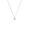Collana Donna Marlù 31CN0004-W catena cutting cross zircone centrale 4,25mm
