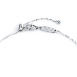 Collana Donna Marlù 31CN0004-W catena cutting cross zircone centrale 4,25mm