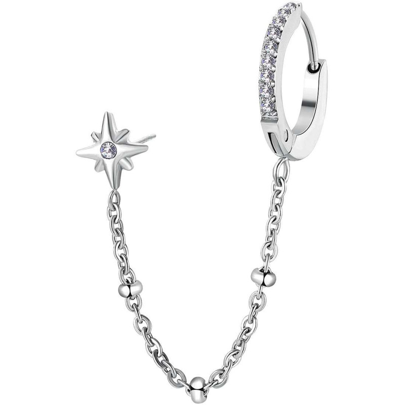 Mono Orecchino Donna Brosway Chant BAH55 in Acciaio Silver con Cristalli Mono Orecchino Donna Brosway Chant BAH55 in Acciaio Silver con Cristalli