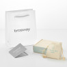 Orecchini Donna Brosway Emphasis BEH21 in Acciaio Colore Oro e Argento