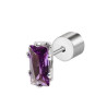 Mono orecchino Donna Marlù 31OR0002-P Sparkles in Acciaio con Zircone Viola