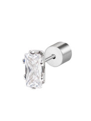 Mono orecchino Donna Marlù 31OR0002-W Sparkles in Acciaio con Zircone Bianco