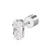 Mono orecchino Donna Marlù 31OR0002-W Sparkles in Acciaio con Zircone Bianco