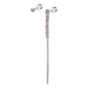 Orecchino a Lobo Donna Marlù 31OR0003-LF Multindosso Tennis Pendente Pietra Rosa
