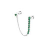 Orecchino a Lobo Donna Marlù 31OR0003-S Multindosso Tennis Pendente Pietra Verde