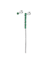 Orecchino a Lobo Donna Marlù 31OR0003-S Multindosso Tennis Pendente Pietra Verde