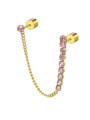 Orecchino a Lobo Donna Marlù 31OR0003-LF Multindosso Tennis Pendente Oro e Rosa