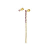 Orecchino a Lobo Donna Marlù 31OR0003-LF Multindosso Tennis Pendente Oro e Rosa
