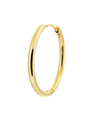 Mono Orecchino Marlù Cerchio Acciaio In Oro Giallo Diametro 24mm 2OR0048G