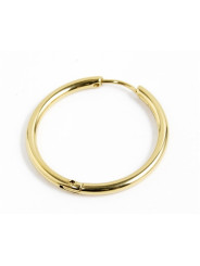 Mono Orecchino Marlù Cerchio Acciaio In Oro Giallo Diametro 24mm 2OR0048G