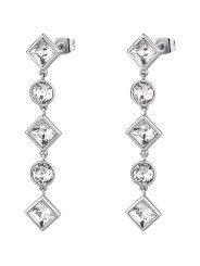 Orecchini Donna Brosway EMPHASIS BEH26 in Acciaio Silver con Cristalli Pendenti