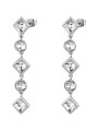 Orecchini Donna Brosway EMPHASIS BEH26 in Acciaio Silver con Cristalli Pendenti