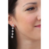 Orecchini Donna Brosway EMPHASIS BEH26 in Acciaio Silver con Cristalli Pendenti
