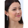 Orecchini Donna Brosway EMPHASIS BEH26 in Acciaio Silver con Cristalli Pendenti