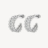 Orecchini Donna Brosway Perfect BPC24 in Acciaio Silver con Cristalli