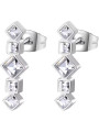 Orecchini Donna Brosway Symphonia BYM71 in Acciaio Silver con Zirconi