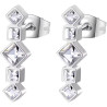 Orecchini Donna Brosway Symphonia BYM71 in Acciaio Silver con Zirconi