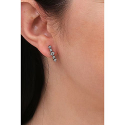 Orecchini Donna Brosway Symphonia BYM71 in Acciaio Silver con Zirconi