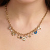 Collana Donna Brosway Chakra Mistici BHKN081 in Acciaio Pvd Oro con Pendenti