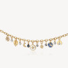 Collana Donna Brosway Chakra Mistici BHKN081 in Acciaio Pvd Oro con Pendenti
