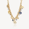 Collana Donna Brosway Chakra Mistici BHKN081 in Acciaio Pvd Oro con Pendenti
