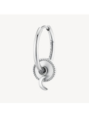 Mono Orecchino Donna Brosway BHKE123 in Acciaio Silver con Mezza Luna