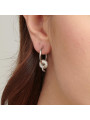 Mono Orecchino Donna Brosway BHKE123 in Acciaio Silver con Mezza Luna
