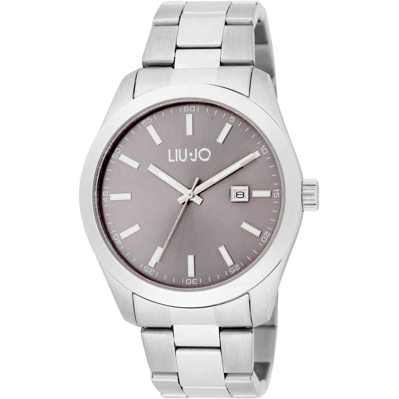 Men's Only Time Watch LiuJo TLJ2113 DNA in silver color steel Men's Only Time Watch LiuJo TLJ2113 DNA in silver color steel