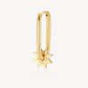 Mono Orecchino Donna Brosway Chakra BHKE112 in Acciaio Pvd Oro Stella