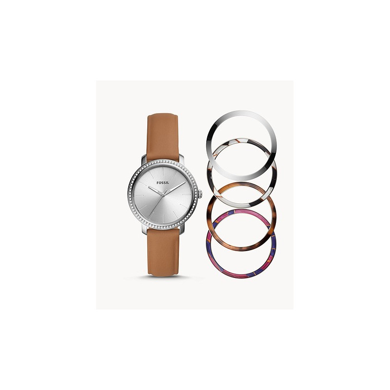Women's Watch Only Time Three Spheres Fossil Series BQ3570set Women's Watch Only Time Three Spheres Fossil Series BQ3570set