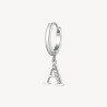 Mono Orecchini Donna Brosway Chakra BHKE057 in Acciaio Silver Lettera A