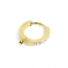 Mono Orecchino Marlù Donna 2OR0055G-W in Acciaio Pvd Oro Con Cristalli