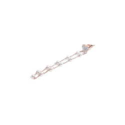 Orecchini Donna Marlù 15OR015R-W in Acciaio Pvd Oro Rosa e Perle Bianche