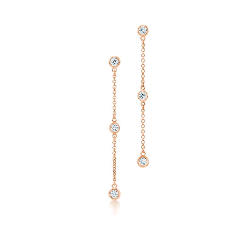 Orecchini Donna Liujo LJ2474 in Acciaio 316l Pvd Oro Rosa Pendenti con Cristalli Bianchi Orecchini Donna Liujo LJ2474 in Acciaio 316l Pvd Oro Rosa Pendenti con Cristalli Bianchi