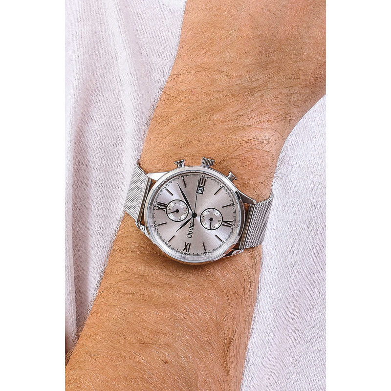 Watch Only Man Time LiuJo TLJ2123 Evolves in Steel Color