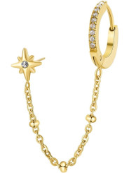 Brosway Orecchino Donna Con Simbolo Stella Chant BAH56 in Acciaio Pvd Oro Giallo