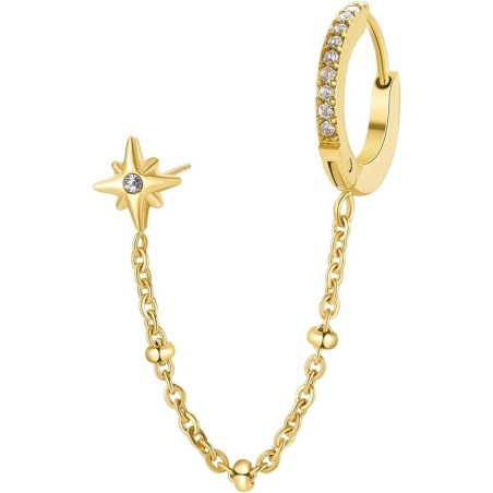Brosway Orecchino Donna Con Simbolo Stella Chant BAH56 in Acciaio Pvd Oro Giallo