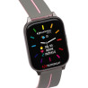 orologio da donna smartwatch in silicone colore grigio rosa