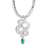 Mono Orecchino Donna Marlù Cerchio 33OR0028-V in Acciaio Silver e Serpente