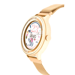 Orologio Smartwatch Donna LiuJo SWLJ050 in Acciaio Colore Oro Rosa 40mm