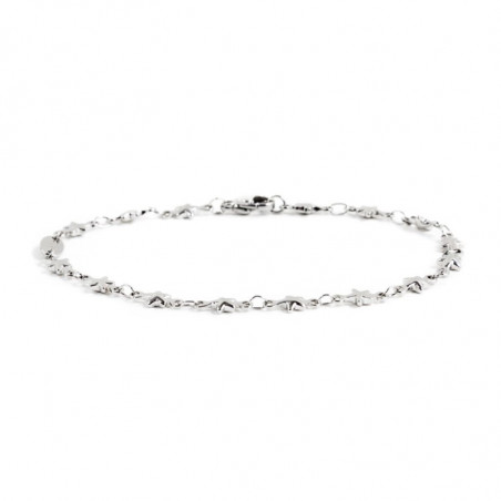 Bracciale Donna Marlù 2BR0059 in Acciaio Colore Argento con Stelle