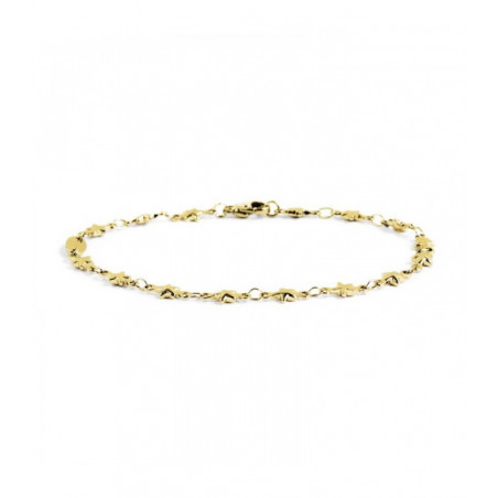 Bracciale Donna Marlù 2BR0059G in Acciaio con Pvd Colore Oro con Stelle