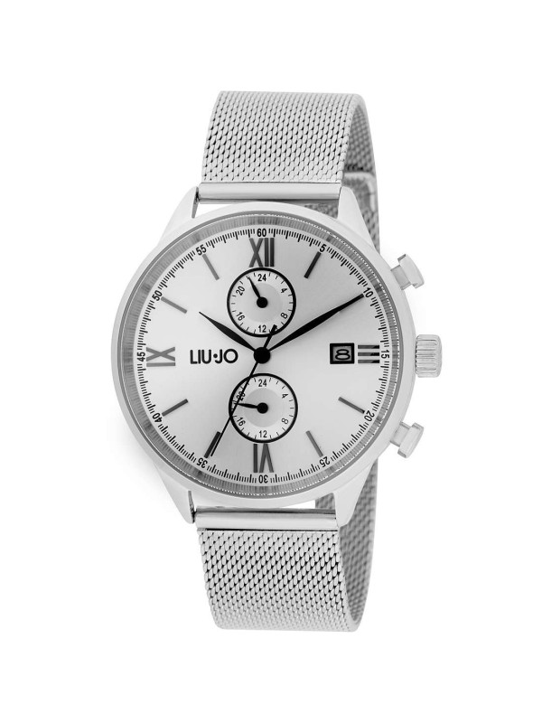 Orologio Cronografo Uomo LiuJo Evolve TLJ12123 in Acciaio Colore Argento 42mm