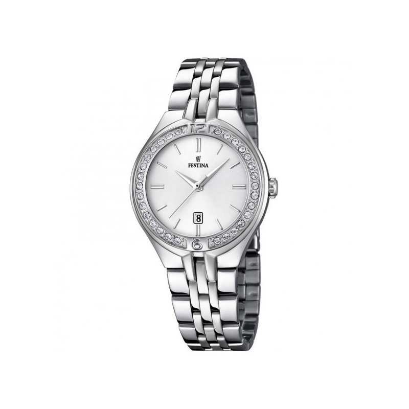 Orologio Solo Tempo Donna Festina Mademoiselle F16867/1 in Acciaio Silver Orologio Solo Tempo Donna Festina Mademoiselle F16867/1 in Acciaio Silver