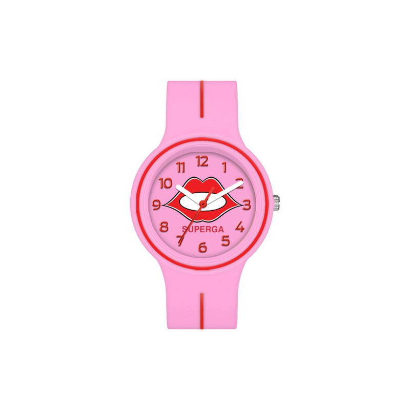 Orologio Bambina Superga Junior Kiss Solo Tempo STC136 in Silicone Rosa Orologio Bambina Superga Junior Kiss Solo Tempo STC136 in Silicone Rosa