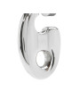Orecchino semicerchio Marlù Vision donna acciaio con maglia marine 33OR0054