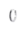 Mono Orecchino unisex Marlù 31OR0020-N a cerchio 1,6cm con zirconi