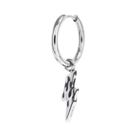 Mono Orecchino unisex Marlù 33OR0043 a cerchio con fulmine pendente