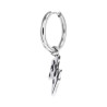 Mono Orecchino unisex Marlù 33OR0043 a cerchio con fulmine pendente